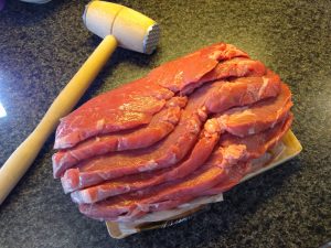Döner-Spieß - Kalbschnitzel aus der Oberschale Döner-Spieß - Kalbschnitzel aus der Oberschale
