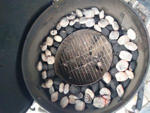 Döner-Spieß - das Anzünden des äusseren Ring Döner-Spieß - das Anzünden des äusseren Ring