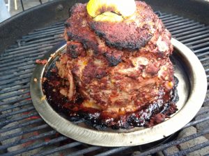 Döner-Spieß - der gegrillte Spieß nach 45 Minuten Döner-Spieß - der gegrillte Spieß nach 45 Minuten